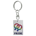 Gay Pride Key Chain 